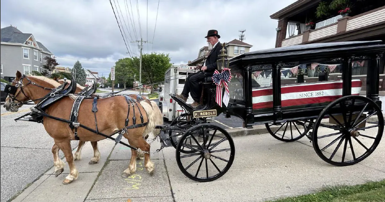Antique Hearse - Memorial Day