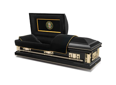 Military Midnight Casket