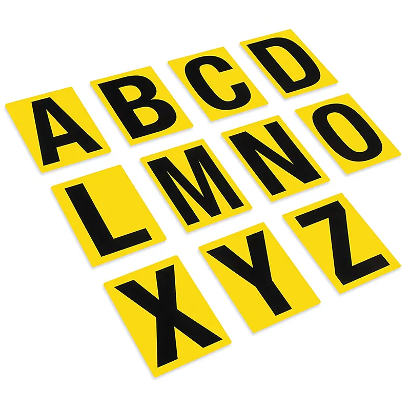 Number/Letter Floor Marking Shapes