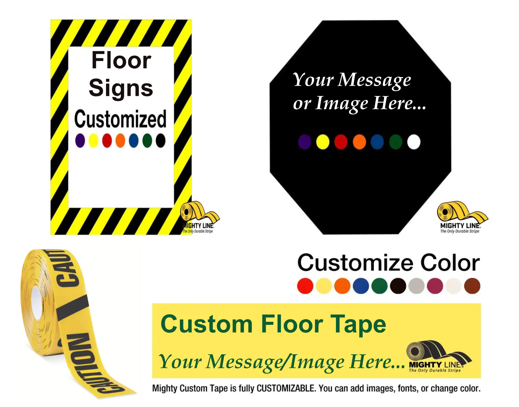 Custom Floor Tape & Floor Signs