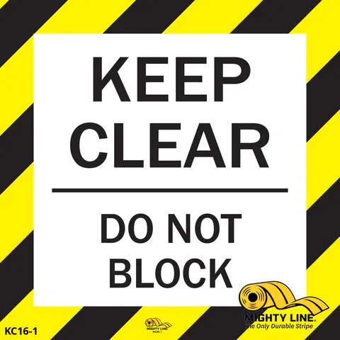 Keep Clear & Do Not Block