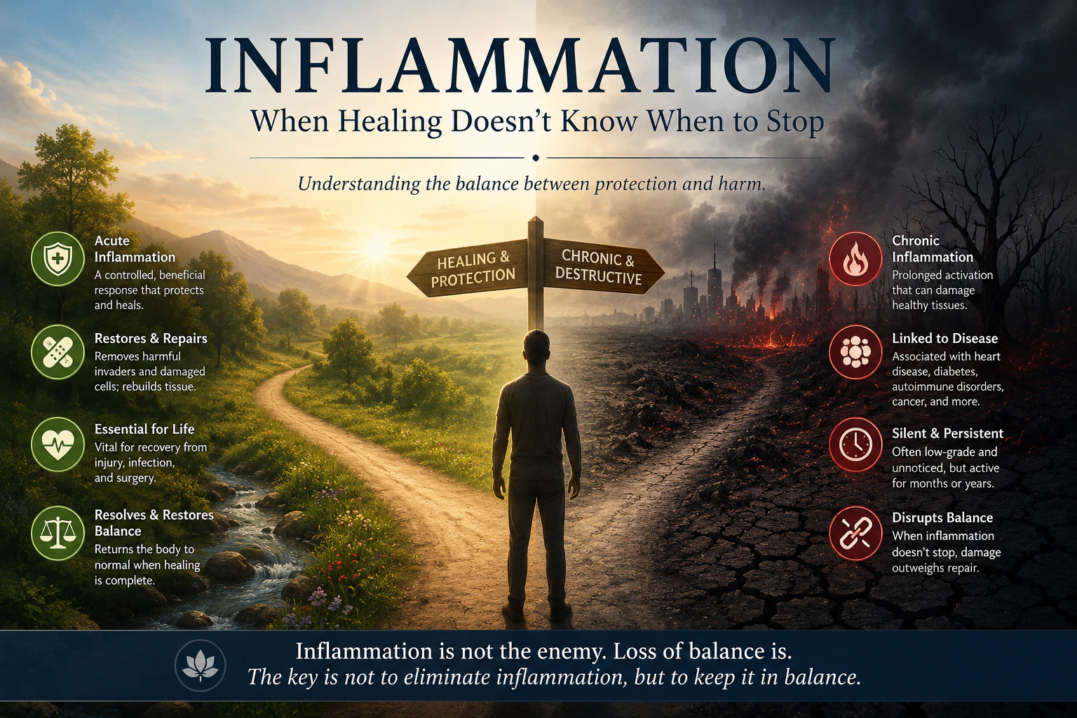 Inflammation and Cancer: How Inflammation Helps Healing—and When It Becomes Harmful
