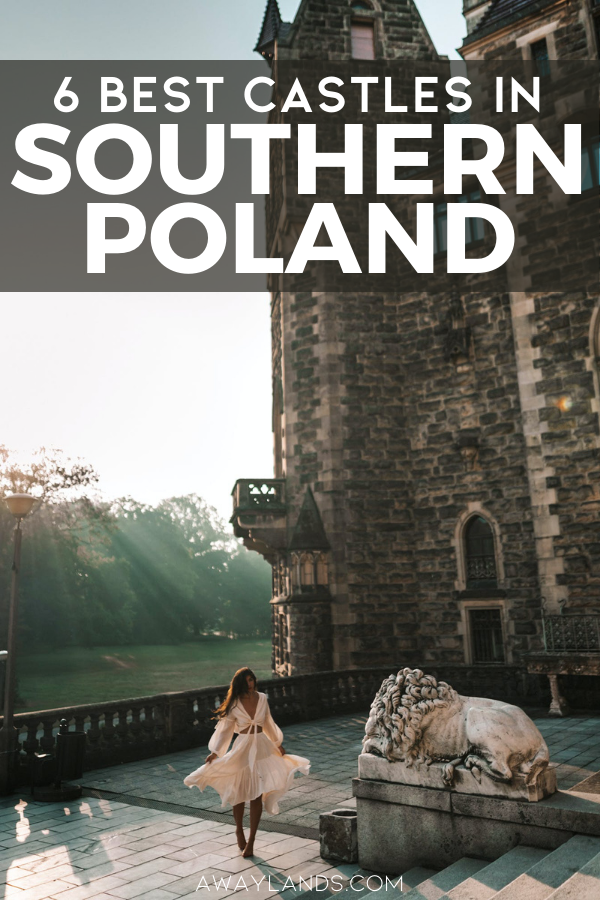 The south of Poland is filled with amazing castles, each with its own rich stories to tell - from perfect Disney Princess dreams to medieval ruins. Find 6 dreamy fairytale castles in Krakow and Southern Poland to feel like you went back in time. | polish castles poland | best castles in poland | beautiful castles poland | krakow poland photography castles | best poland castles | fairytale castles in europe | most instagrammable places in poland