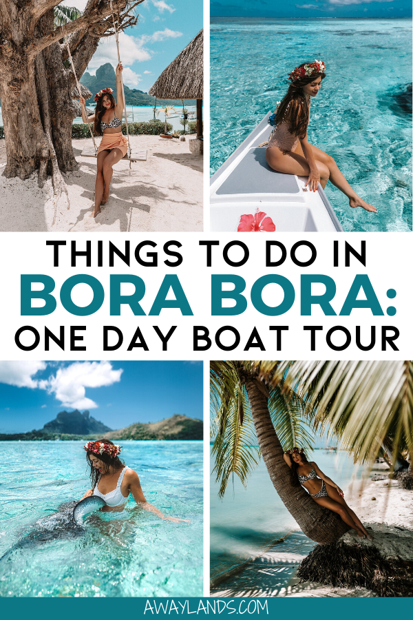 Planning a trip to Bora Bora? Find out why this is the best boat tour of Bora Bora and why it is a must for your trip! #borabora #southpacific #tahiti #frenchpolynesia | things to do in Bora Bora | Bora Bora day trip | Bora Bora day tour | Bora Bora boat tour | Bora Bora island hopping | Bora Bora snorkeling | Bora Bora photography | Bora Bora vacation | Bora Bora honeymoon | Bora Bora pictures | Bora Bora activities | Bora Bora travel | Bora Bora vacation things to do | Bora Bora bucket list