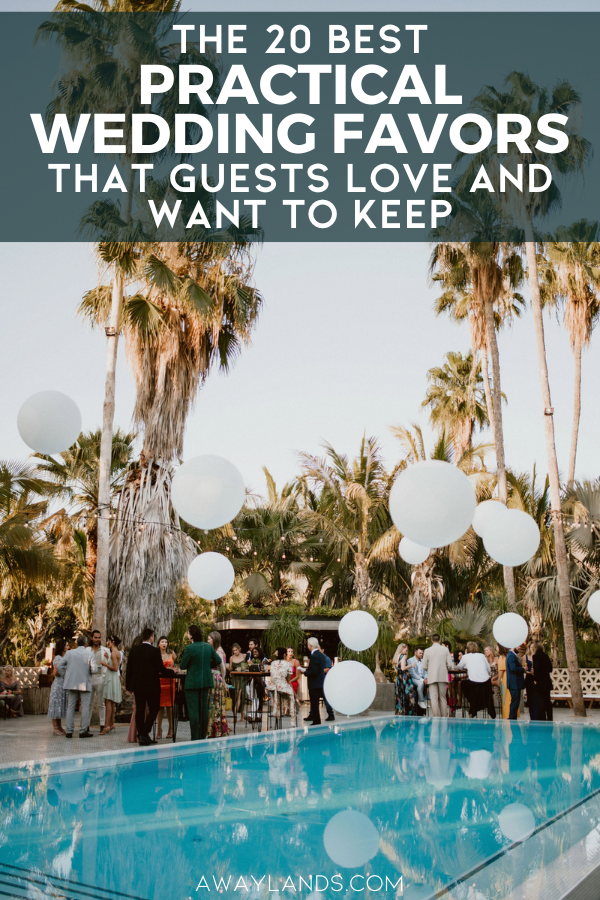 A great wedding favor will give your guests a little something special that they will keep to remember your big event for years to come. Here are 20 practical wedding favor ideas that your guests will love! | wedding favor ideas for guests | wedding favor ideas for guests unique | practical wedding favors | practical wedding favors ideas | wedding favors your guests will love