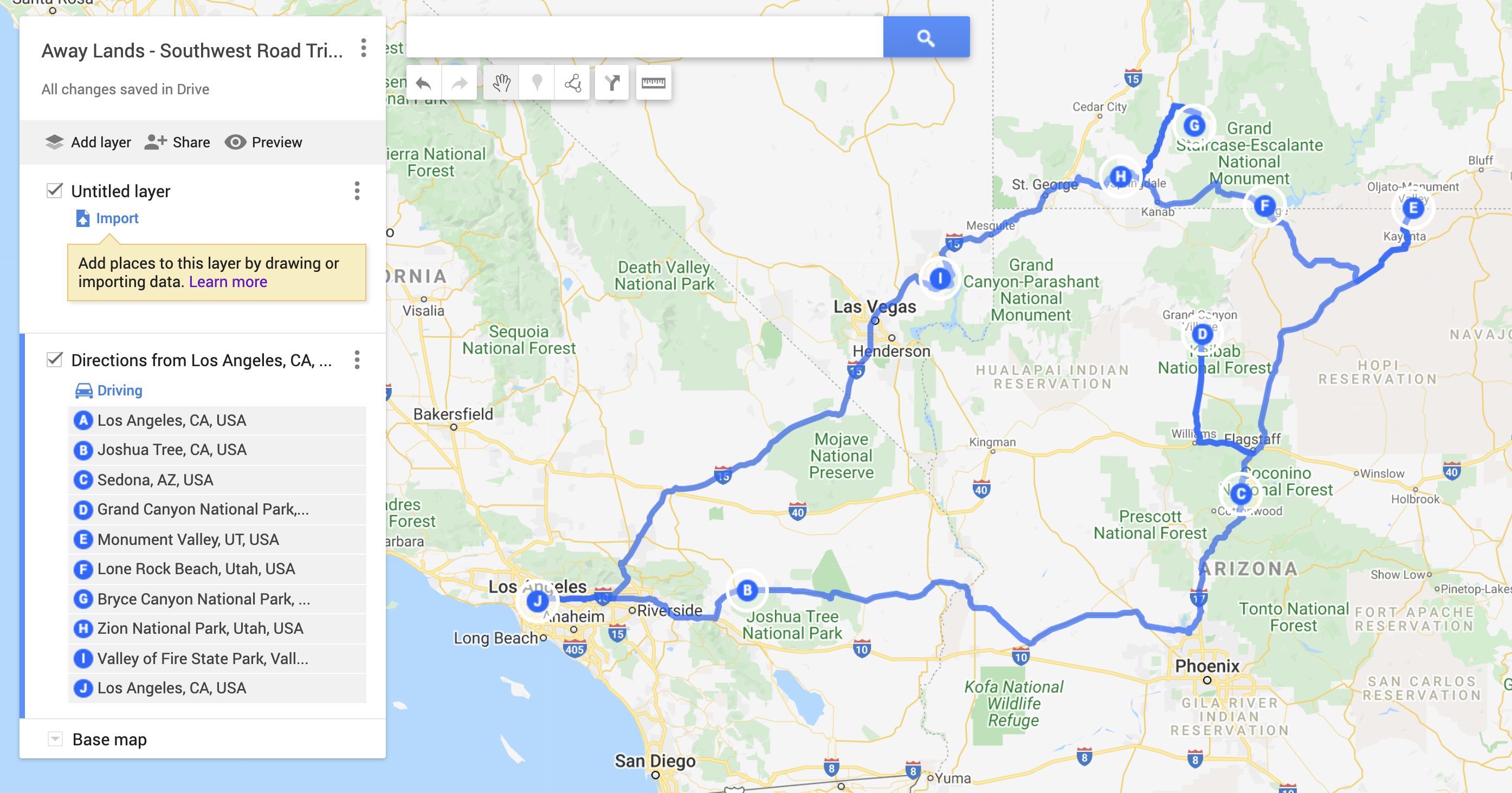 best 7 day road trip out west