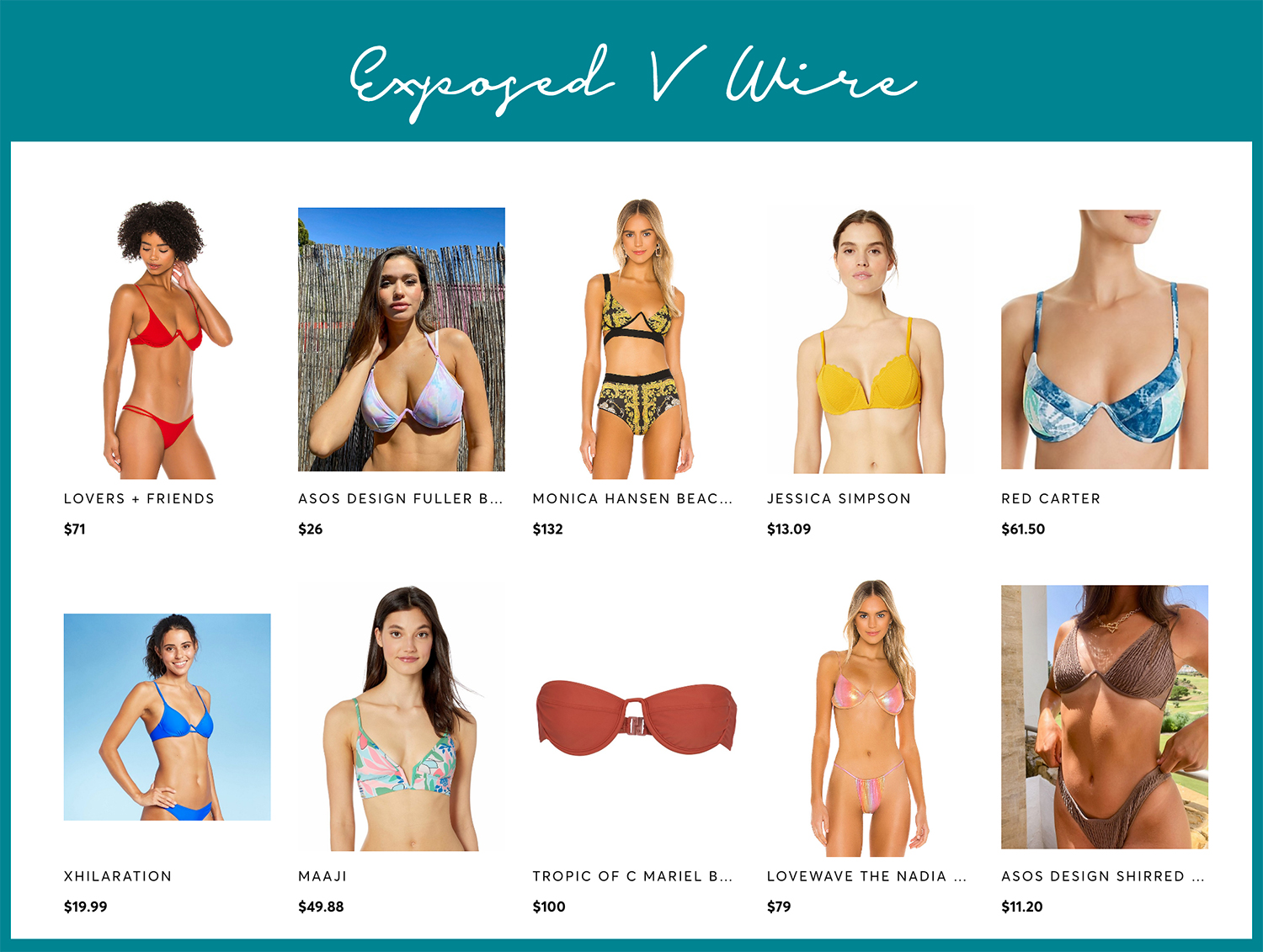 These models 'add' volume, the ideal bikini for girls with small breasts