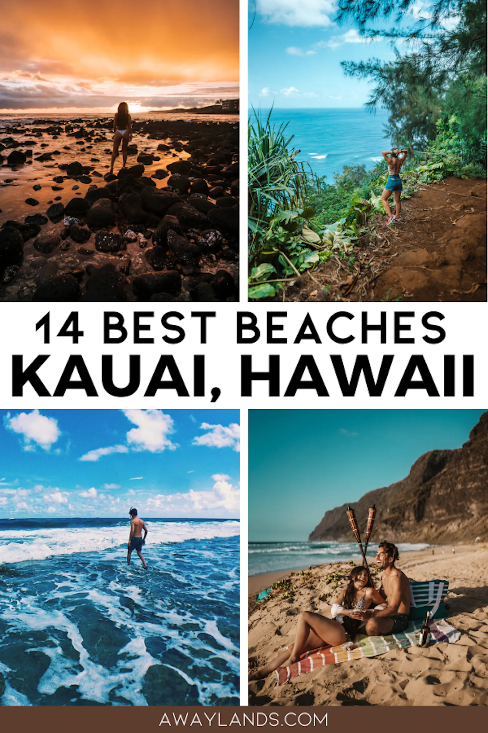 From the bluest water along Kauai’s North Shore to remote beaches and tucked-away coves, to the wild Na Pali Coast, Kauai offers some of the most visually striking beaches in Hawaii. This Kauai beach guide has everything you need to know including a downloadable Google Map. | best beaches on kauai | kauai hawaii beaches | north shore kauai beaches | best beches in Kauai Hawaii | top beaches in Kauai | Kauai Hawaii best beaches | Kauai beach photos