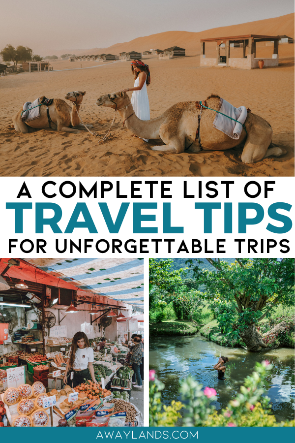 Travel isn’t just about checking off a list of destinations. It’s about creating memories—experiences that stay with you, long after you’ve left. Here are travel tips to elevate any trip from a simple vacation to something extraordinary. Whether you're venturing halfway across the world or taking a quick weekend getaway, here's how to ensure that every moment counts. | travel tips and tricks | vacation tips