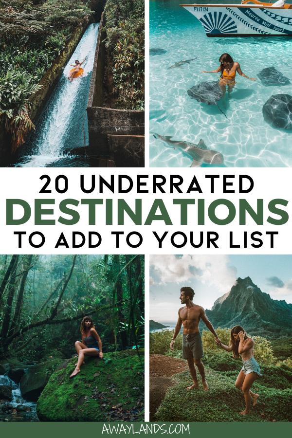Check out this list of the top 20 underrated travel destinations you need on your travel bucket list! #bucketlist #travel | once in a lifetime destinations | bucket list destinations | most beautiful destinations in the world | off the beaten path destinations | bucket list before I die | best places to go | travel destinations | travel after lockdown ideas | couples travel destinations | honeymoon travel destinations | couples travel bucket list | bucket list ideas for couples travel