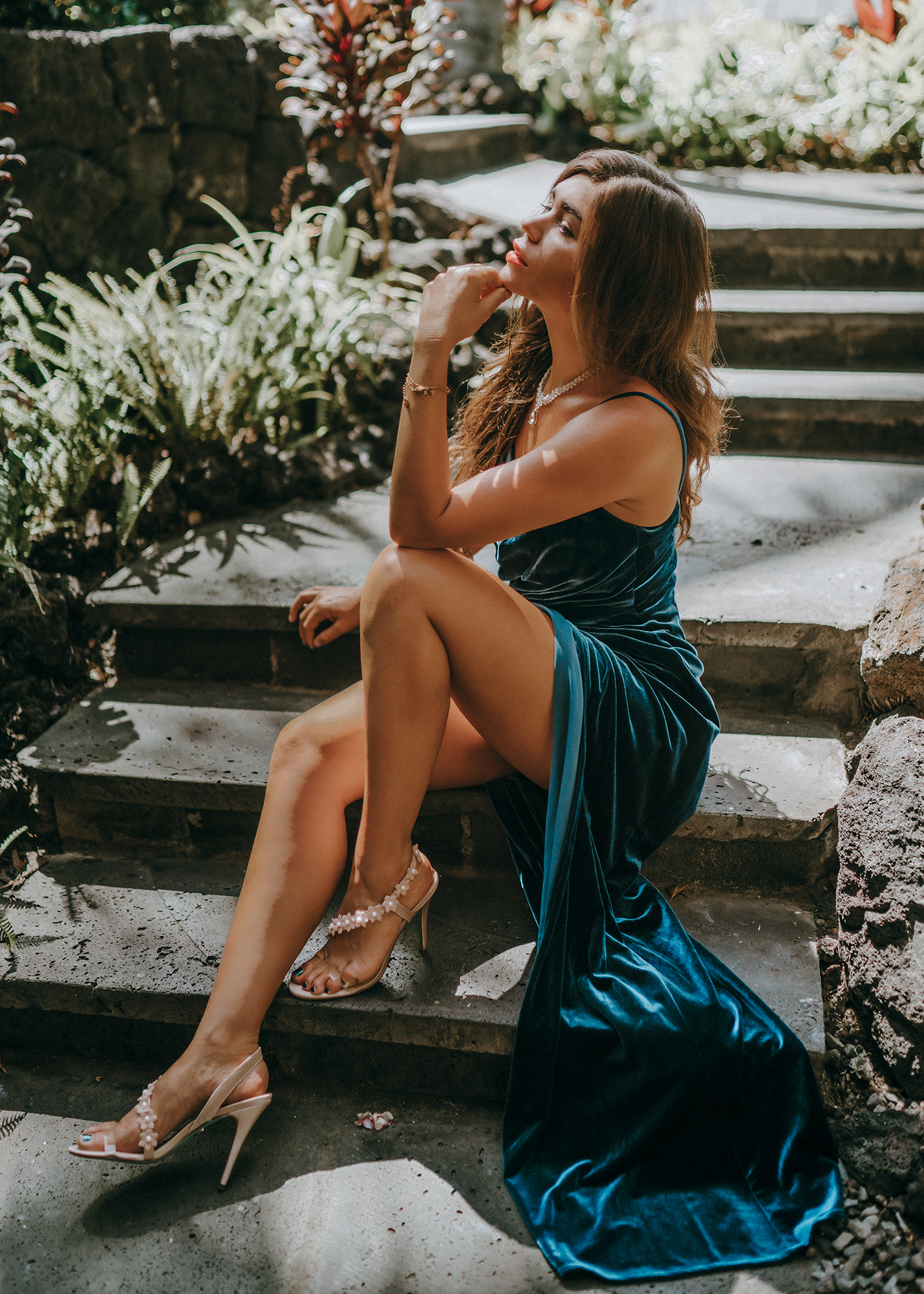 David's bridal cheap velvet dress