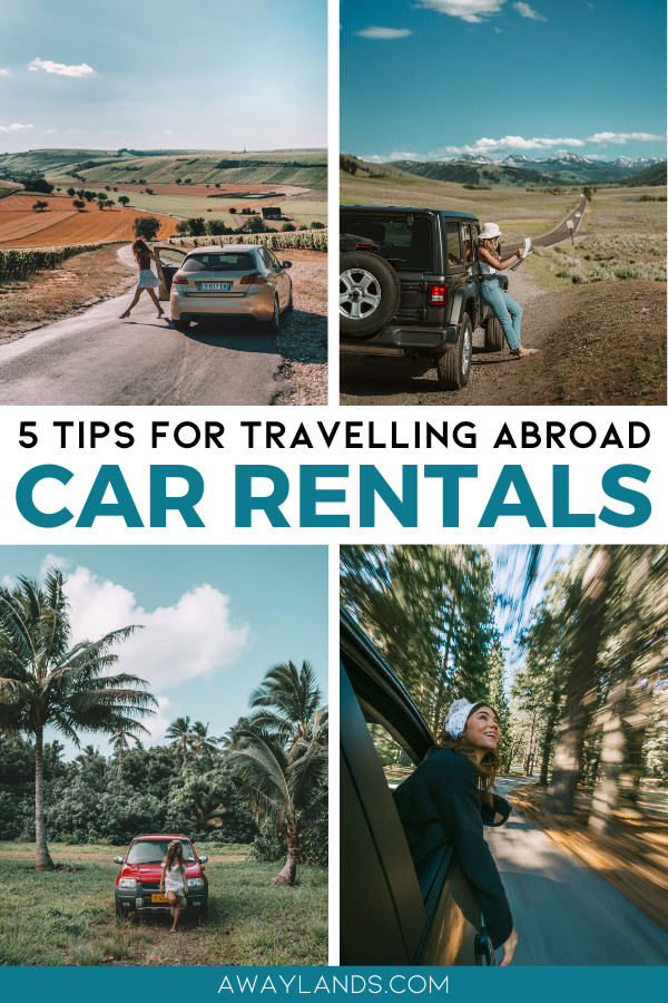 Renting a car when travelling abroad doesn't have to be a source of stress if you plan ahead and prepare. Here are 5 car rental tips every traveler should know before their next trip abroad. | vacation car rental | abroad travel tips | travel abroad checklist | tips for renting a car | travel planning tips