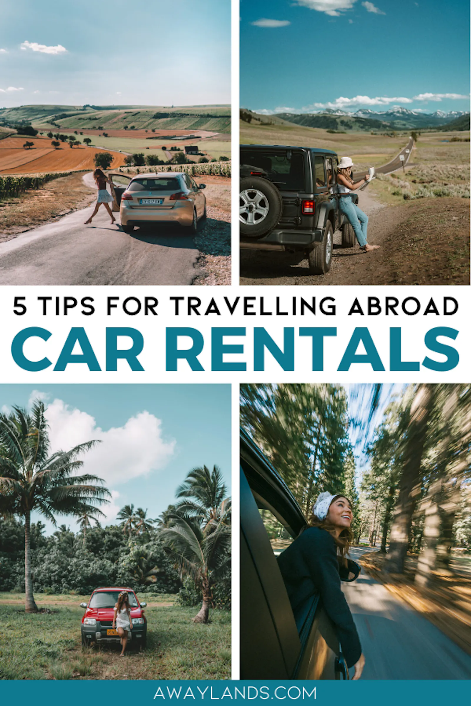 Renting a car when travelling abroad doesn't have to be a source of stress if you plan ahead and prepare. Here are 5 car rental tips every traveler should know before their next trip abroad. | vacation car rental | abroad travel tips | travel abroad checklist | tips for renting a car | travel planning tips