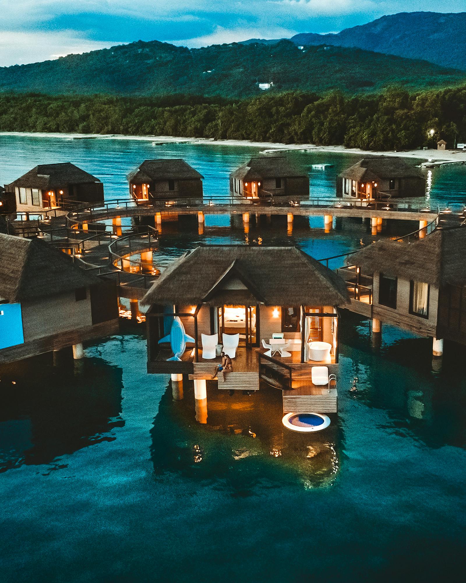 Sandals South Coast Resort Overwater Bungalows Honeymoon Dreams In Jamaica Away Lands