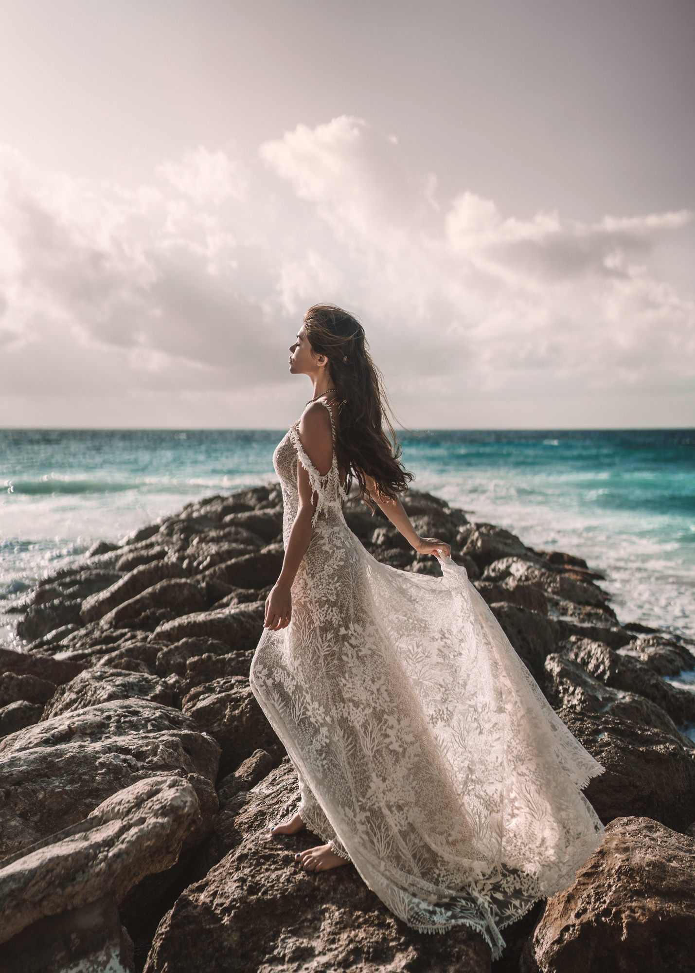 Around The World in Grace Loves Lace Wedding Dresses Away Lands