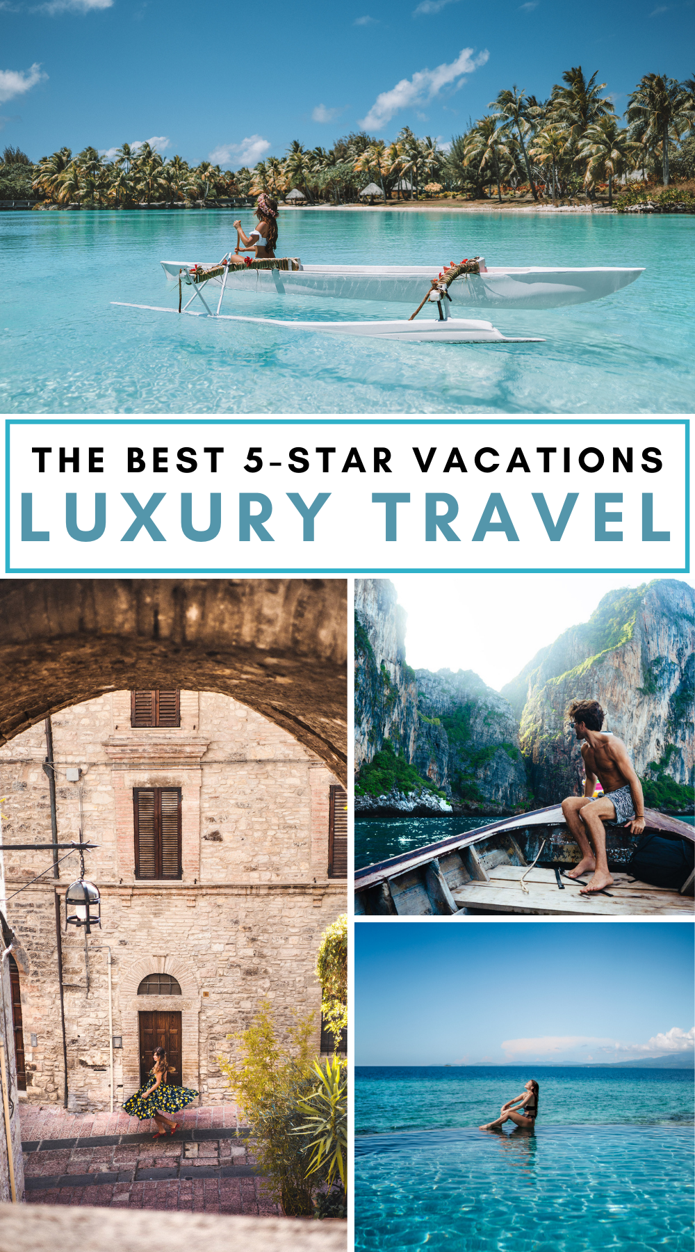 If you’re wondering where to go for your next luxury vacation, here are some of the finest destinations that belong on every sophisticated traveler’s bucket list. | luxury vacation | luxury vacations | best luxury vacations | fancy traveling | luxury travel bucket list | luxurious destinations | luxurious travel destinations | luxurious vacation destinations