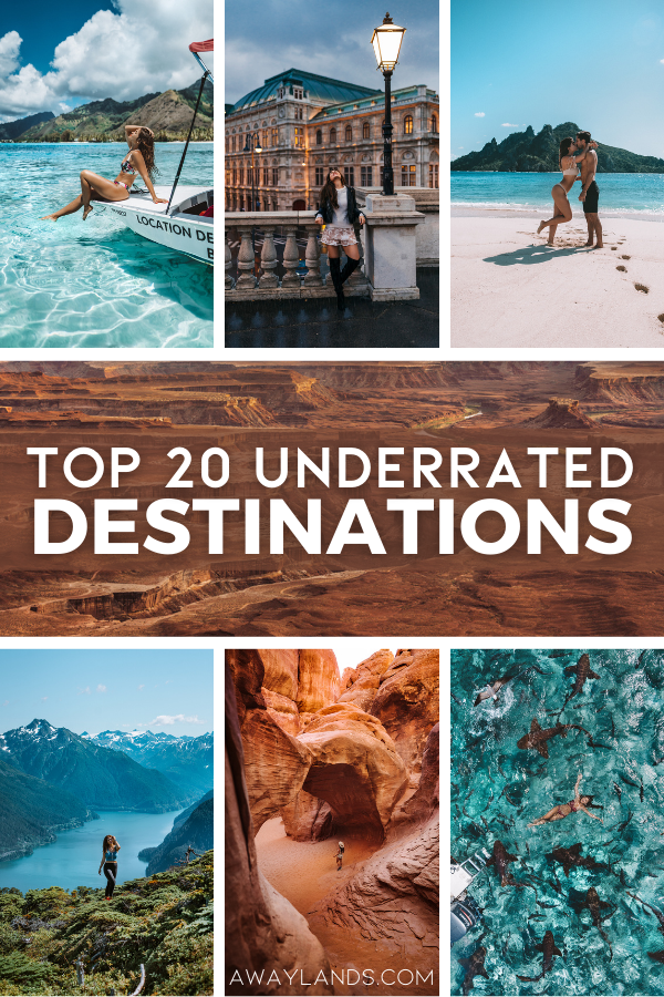 Check out this list of the top 20 underrated travel destinations you need on your travel bucket list! | once in a lifetime destinations | bucket list destinations | most beautiful destinations in the world | off the beaten path destinations | bucket list before I die | best places to go | travel destinations | travel after lockdown ideas | couples travel destinations | honeymoon travel destinations | couples travel bucket list | bucket list ideas for couples travel