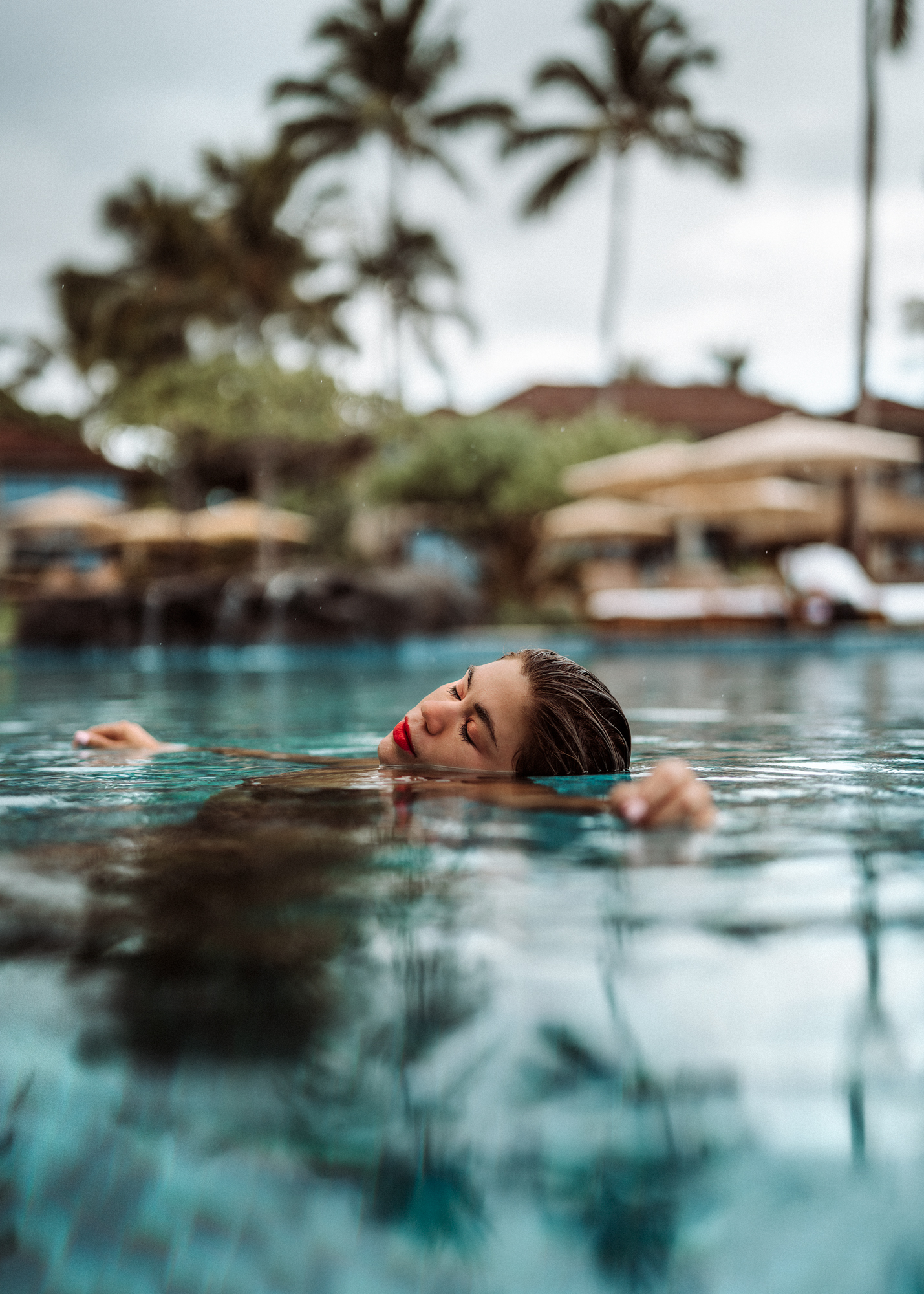 My 11 year old daughter in the pool. Yeah she loved every minute of it. -  Picture of Four Seasons Resort Hualalai, Island of Hawaii - Tripadvisor