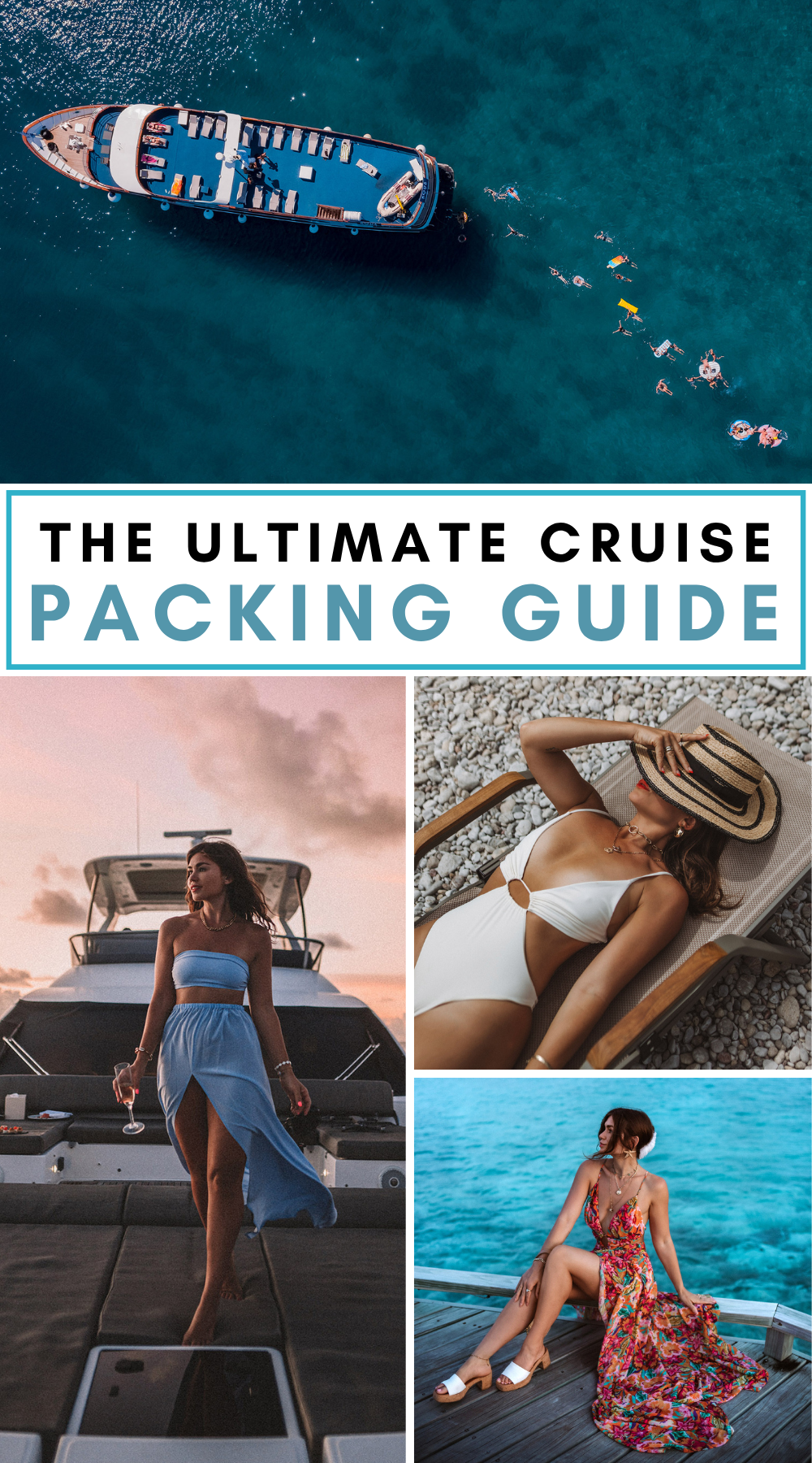 Packing for a cruise is its own kind of puzzle - part resort vacation, part European city tour (or Caribbean island hop!), part dress-up dinner, part party at sea. This is everything you’ll want in your suitcase for a summer cruise from breezy daytime staples to night-out heels that actually work on a moving ship. | cruise packing list for women | cruise outfit ideas for women | what to pack for a cruise | summer cruise outfits | european cruise packing list | caribbean cruise packing list
