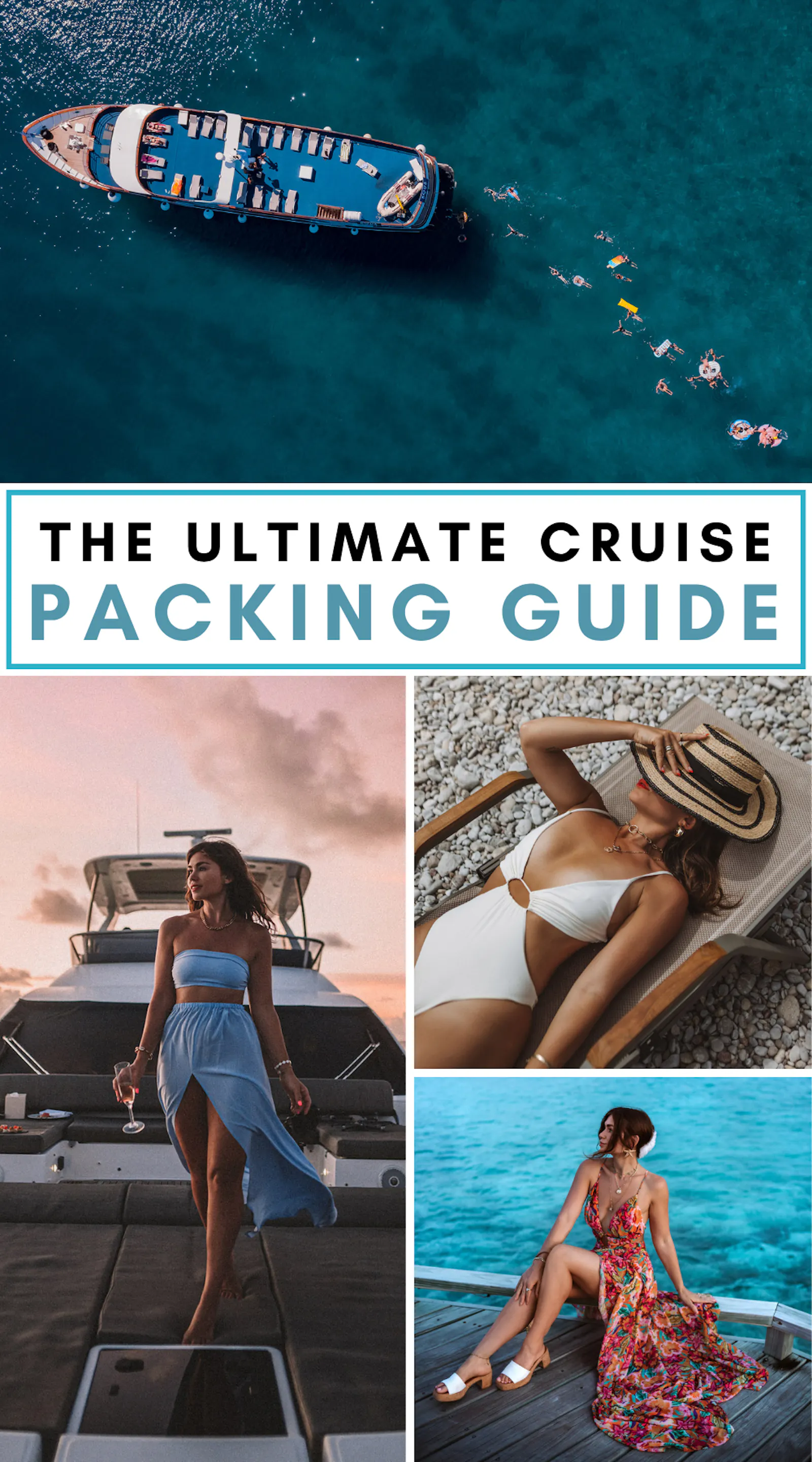 Packing for a cruise is its own kind of puzzle - part resort vacation, part European city tour (or Caribbean island hop!), part dress-up dinner, part party at sea. This is everything you’ll want in your suitcase for a summer cruise from breezy daytime staples to night-out heels that actually work on a moving ship. | cruise packing list for women | cruise outfit ideas for women | what to pack for a cruise | summer cruise outfits | european cruise packing list | caribbean cruise packing list