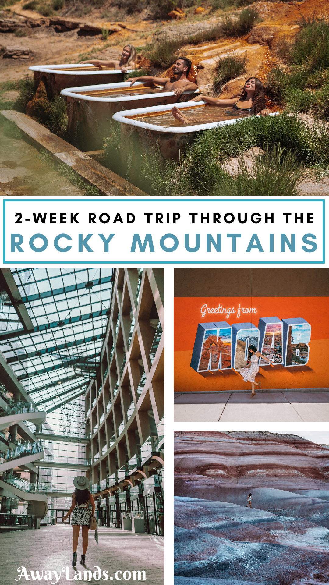 This two week road trip itinerary from Salt Lake City to Yellowstone ecompasses the best of the western USA. The journey includes jagged peaks, sapphire lakes, and sweeping valleys, and traveling with your own mobile accommodations allows you to experience each moment on your own terms. Here is a carefully curated 2- week Rocky Mountains road trip travel guide from Salt Lake to Yellowstone. | rocky mountains road trip | roadtrip rocky mountains | salt lake to yellowstone road trip