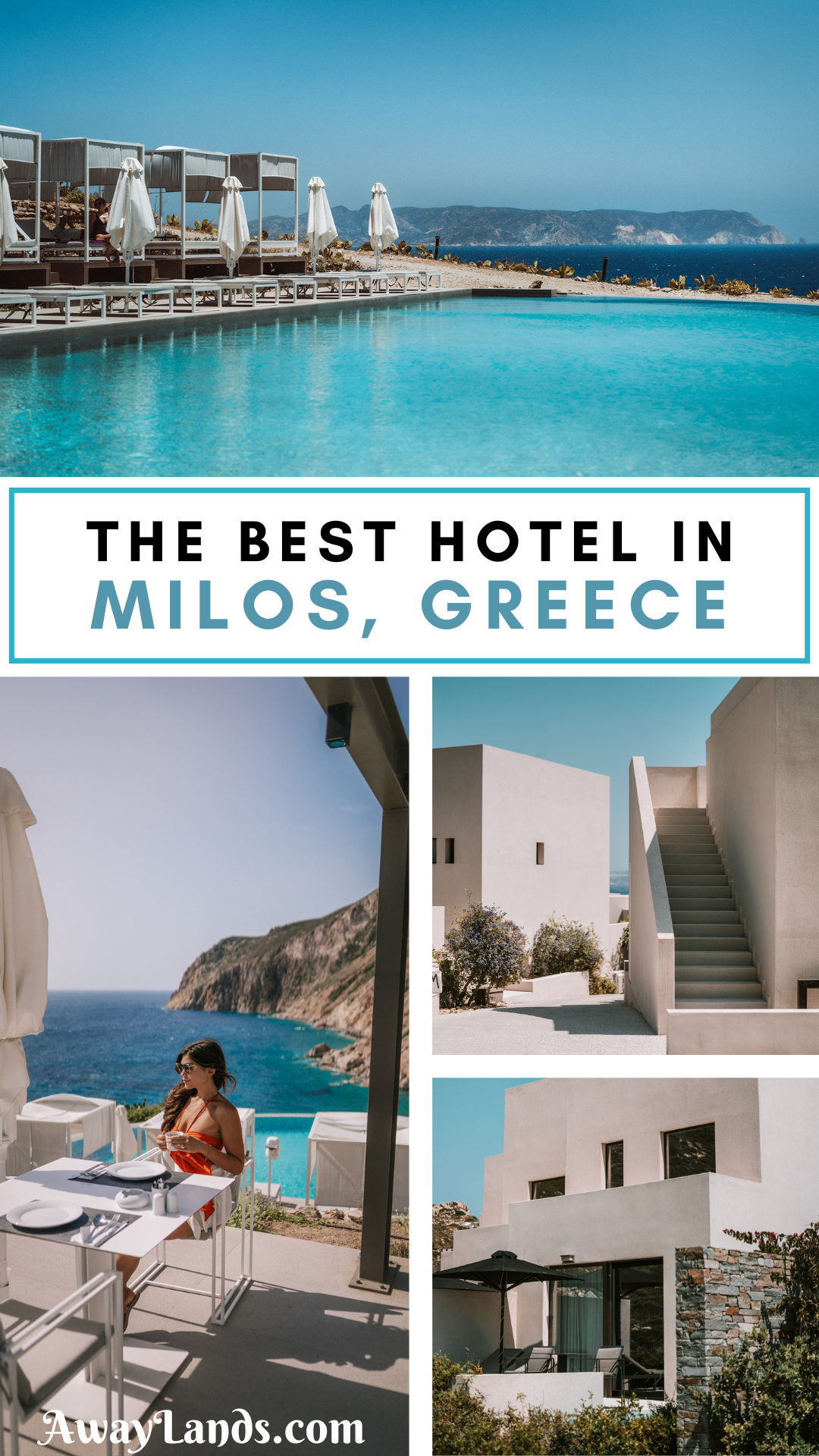 Where to Stay on Milos, Greece? Milos Cove Hotel is a dream, and the best luxury boutique hotel on the Greek Island. If you want the best hotel in Milos for your Milos vacation, don't miss this bucket list Greek Island hotel. | where to stay in milos greece | best places to stay in milos greece | best hotel in milos greece | best luxury hotel in milos greece | best hotels milos greece