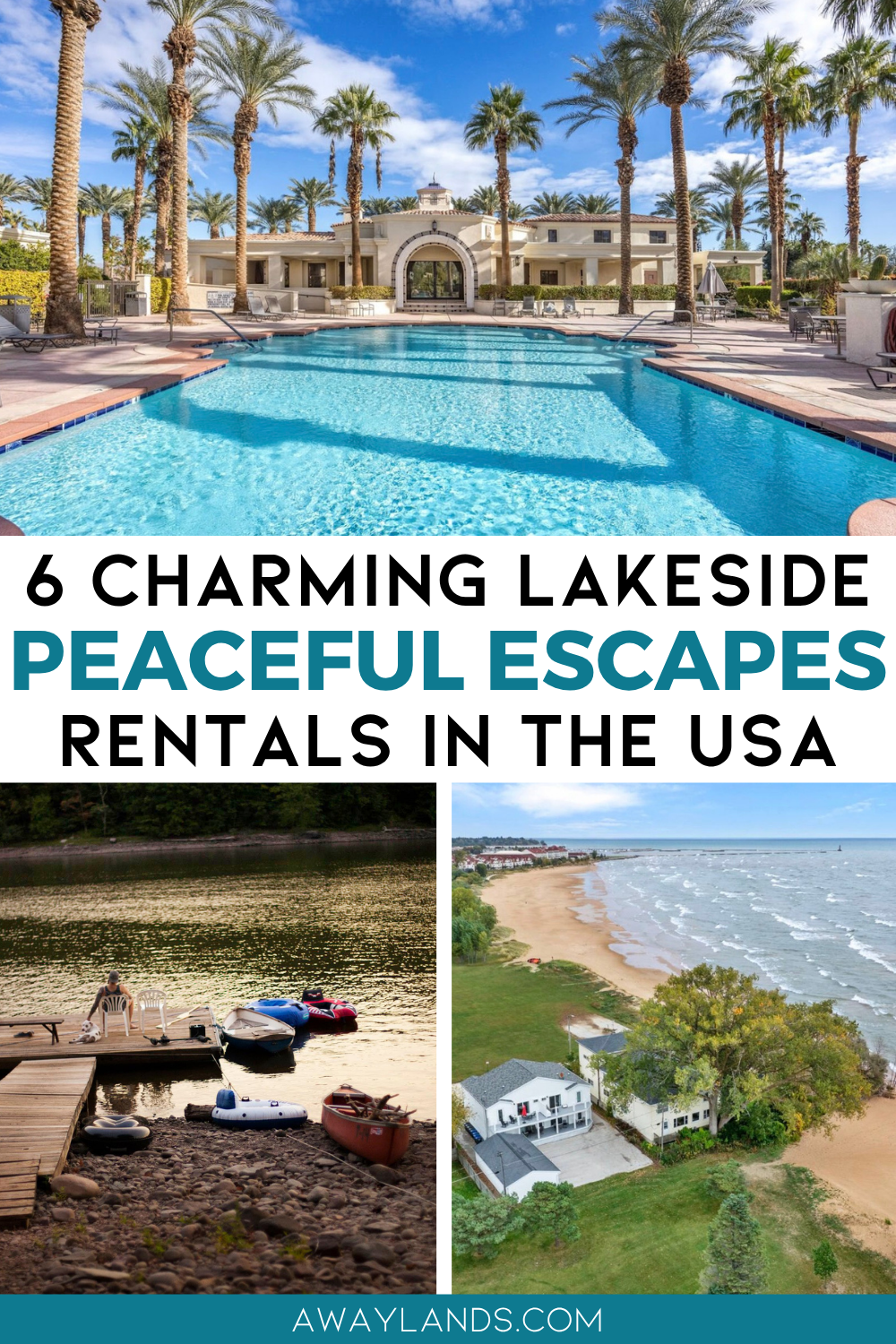 Here’s a curated list of six lakeside vacation rentals across the USA that stand out for their charm, comfort, and unforgettable experiences. | lakeside family rentals | lakeside cabin rentals | lake house rentals vacations | lake front rentals | vacation rentals near lakes | best lake vacations in us