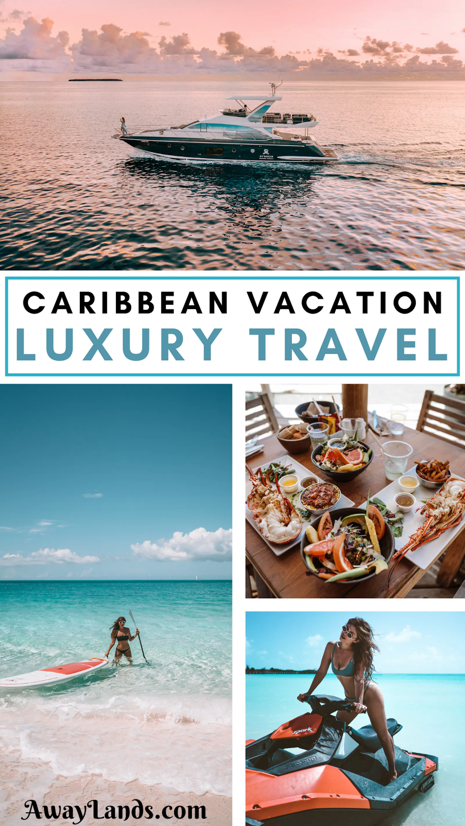 From slow mornings on bright white sand beaches and snorkeling through clear blue water to enjoying a relaxing spa session or soaking in local island culture, these caribbean vacation ideas will help you add a refined touch of luxury to your next island getaway. | luxury caribbean vacation | island vacation luxury | luxury traveling | luxury traveler | luxury travel destinations | luxury travel lifestyle caribbean | luxury vacation ideas caribbean | luxury vacation aesthetic