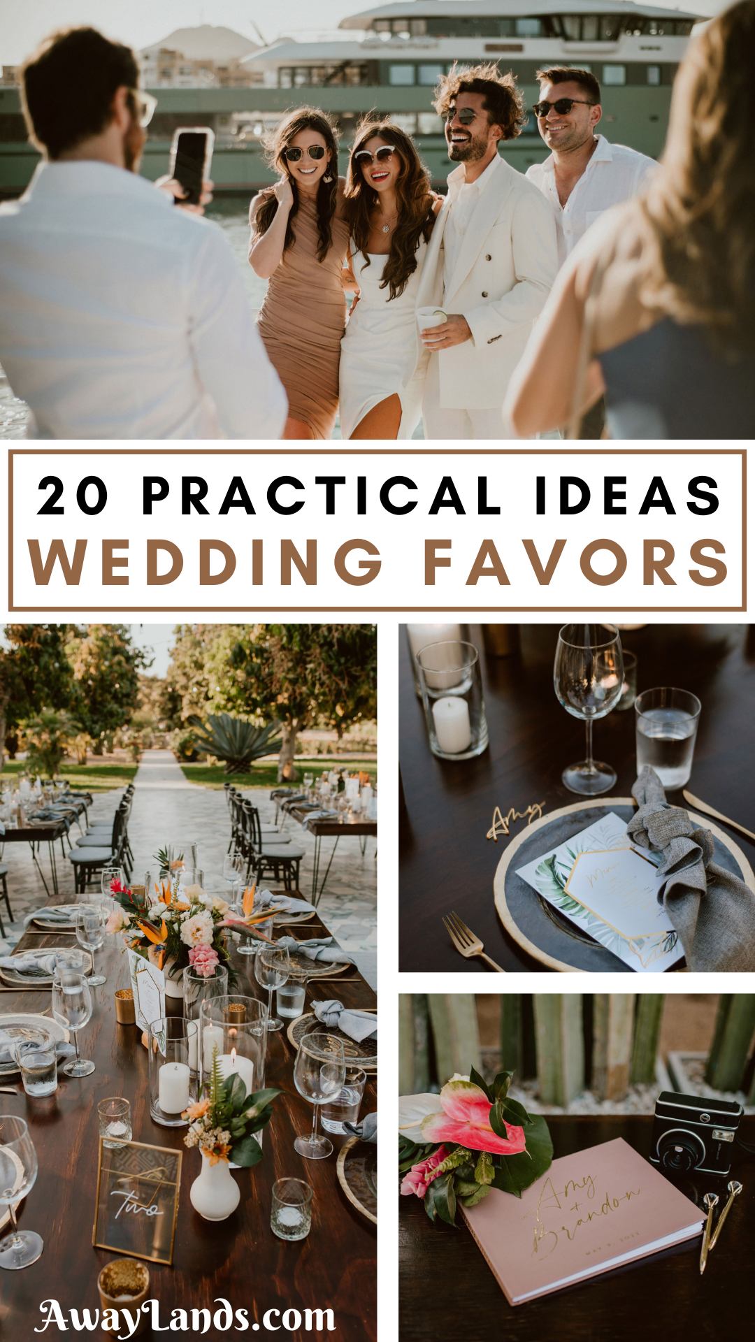 A great wedding favor will give your guests a little something special that they will keep to remember your big event for years to come. Here are 20 practical wedding favor ideas that your guests will love! | wedding favor ideas for guests | wedding favor ideas for guests unique | practical wedding favors | practical wedding favors ideas | wedding favors your guests will love
