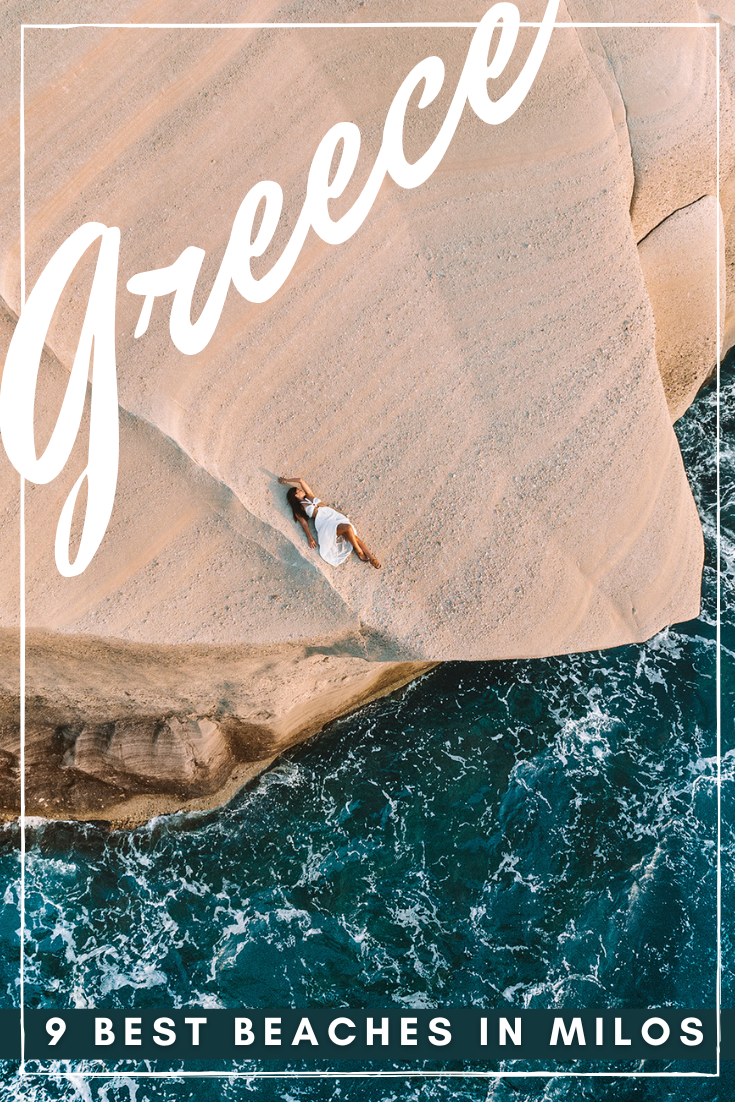 Milos Island has some of the most beautiful beaches in Greece and is one of the best Greek islands to visit. If you're planning a trip to the Greek Islands, Milos is one place too breathtaking, unique, otherworldly, and memorable not to miss - and has some of the beaches in Europe, and the world. Here is a guide to the best beaches in Milos Greece. | best beaches milos | milos beaches map | milos beaches greece | best things to do in milos greece | milos photo spots | milos photoshoot