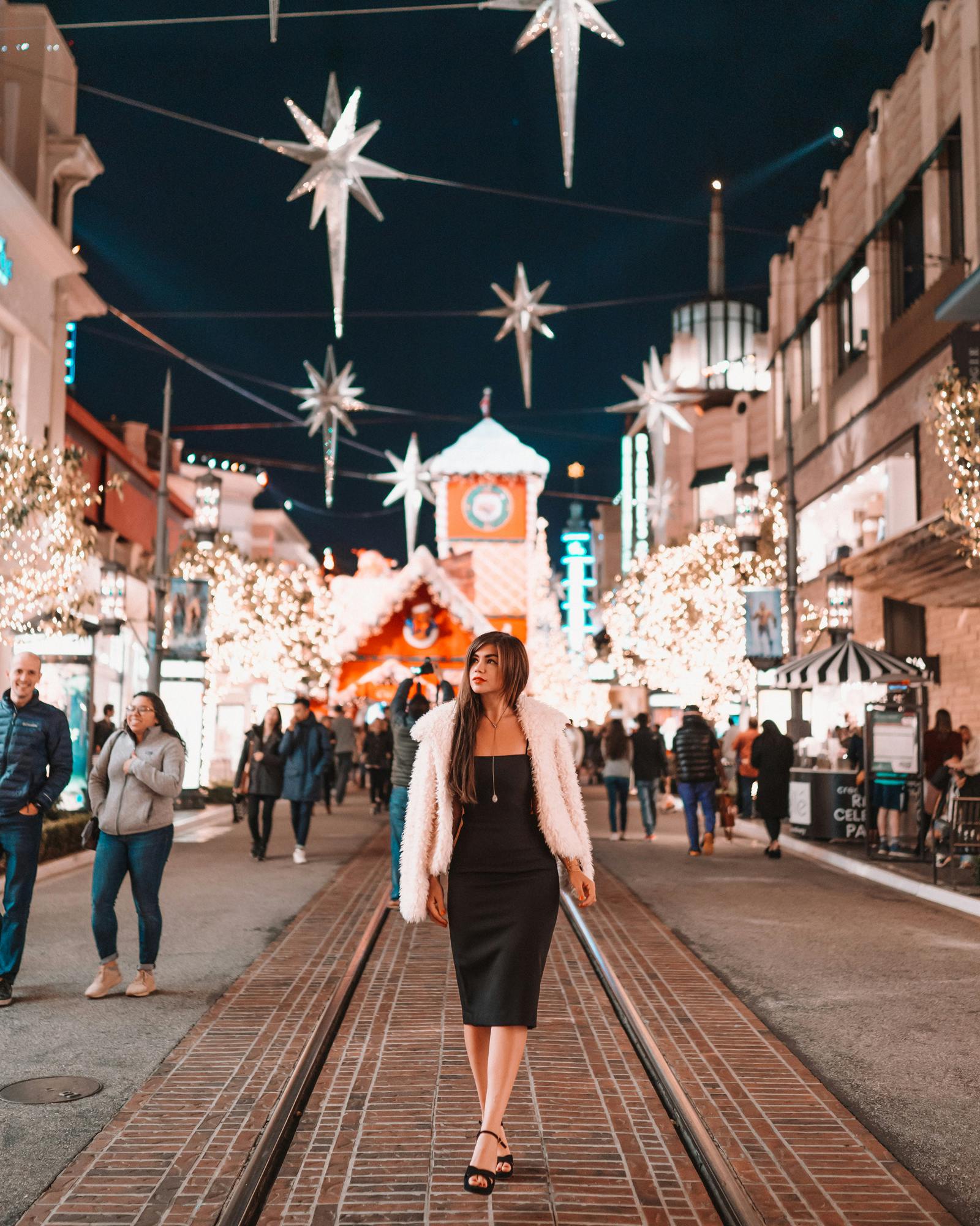 Christmas in Los Angeles! Holiday Looks from BCBGMAXAZRIA at Macy's