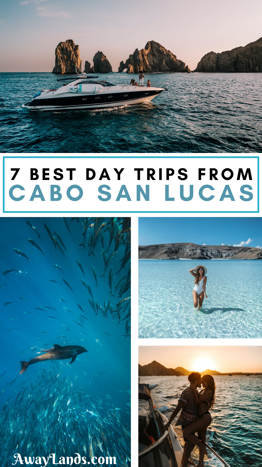 Looking for adventures, culture, and unbeatable nature on your Los Cabos trip? Cabo is known for luxury beach-front resorts, but take some excursions from Todos Santos to La Paz, historical cities, amazing surf beaches, crystal clear waters and canyon waterfalls - here's the best day trips from Cabo! #cabosanlucas | day trips from Cabo San Lucas | best excursions in Cabo San Lucas | best things to do near Cabo San Lucas | Cabo day trips | day trips from Cabo | Baja California things to do