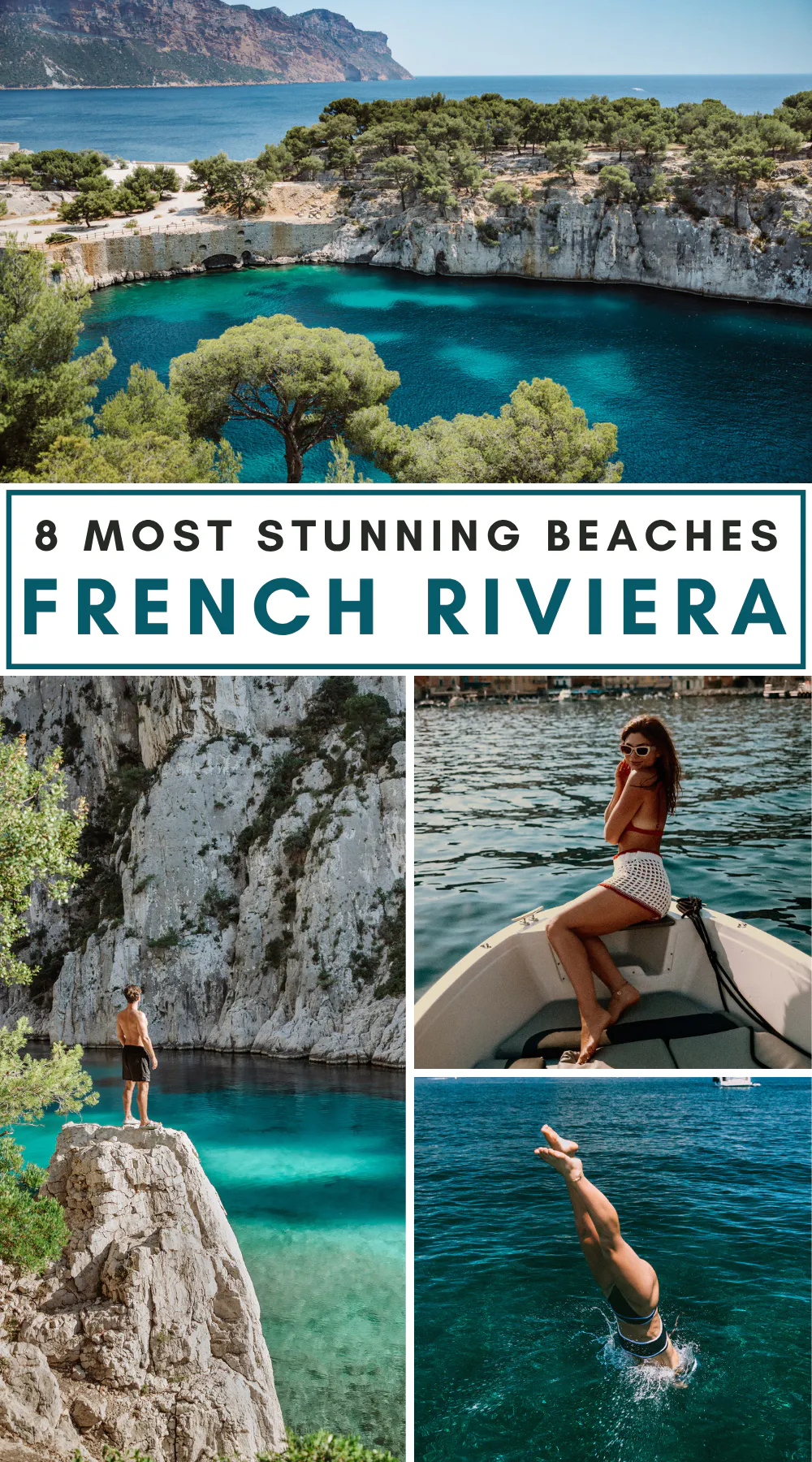 Whether you’re looking to sunbathe somewhere iconic, find a secluded cove for a quiet swim, or take on a hike to a remote inlet with surreal views, these are the most beautiful beaches in the French Riviera - with everything you need to know before you go. | french riviera beach | french riviera beaches | best beaches french riviera | best beaches in france french riviera | french riviera best beaches | best beaches in french riviera