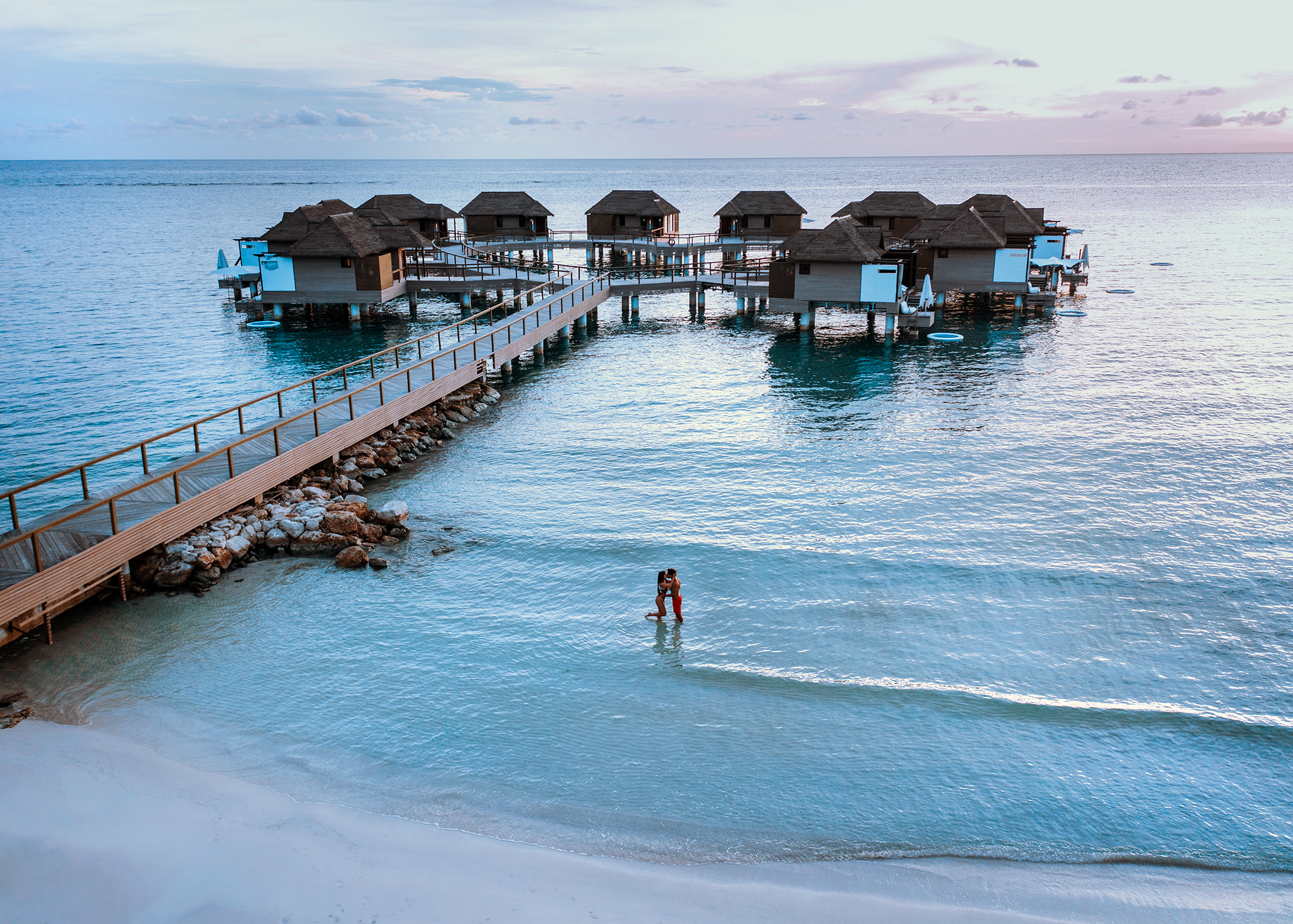 Sandals South Coast Resort Overwater Bungalows Honeymoon