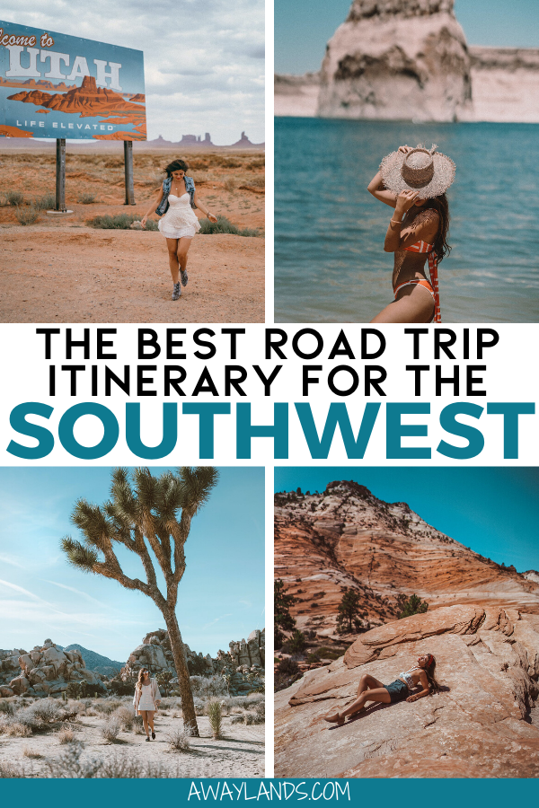 Get the perfect 7 day itinerary for a Southwest US road trip here with the best stops in the Southwest USA. #usroadtrip #southwestusa | southwest us travel | southwest usa roadtrip | southwest usa road trip | southwest usa vacation | southwest usa trip | road trip southwest usa | road trip southwest america | southwest road trip itinerary | american southwest road trip | southwest national parks road trip | road trip southwest usa