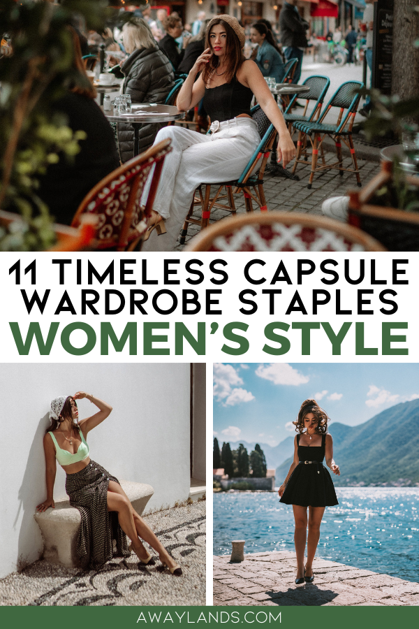 How do you make your wardrobe full of pieces you love and wear regularly? It begins with the basics - those timeless staples that are the building blocks of any great outfit. Whether you’re dressing up for a meeting or keeping it low-key for a weekend brunch, these capsule wardrobe basic pieces can take you anywhere with ease. | capsule wardrobe checklist | capsule wardrobe pieces | womens classic wardrobe staples | how to build a capsule wardrobe women