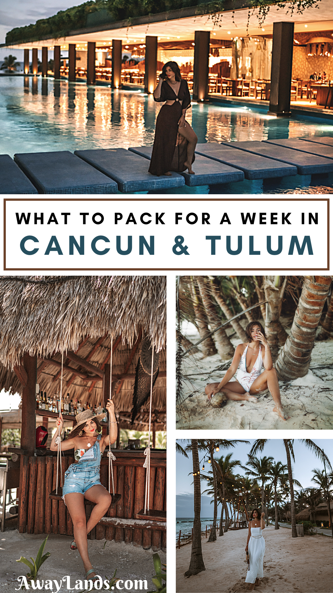 Get a complete Mexico packing list for a week in Tulum and Cancun so you'll know exactly what to pack for Tulum and what to pack for Cancun. Keep this Tulum packing list and Cancun packing list for future trips to help you make sure you know what to pack for a week in Mexico. | mexico packing list cancun | mexico packing list tulum | packing list for tulum mexico | packing list for cancun mexico | tulum packing guide | cancun packing guide | what to wear in tulum | what to wear in cancun