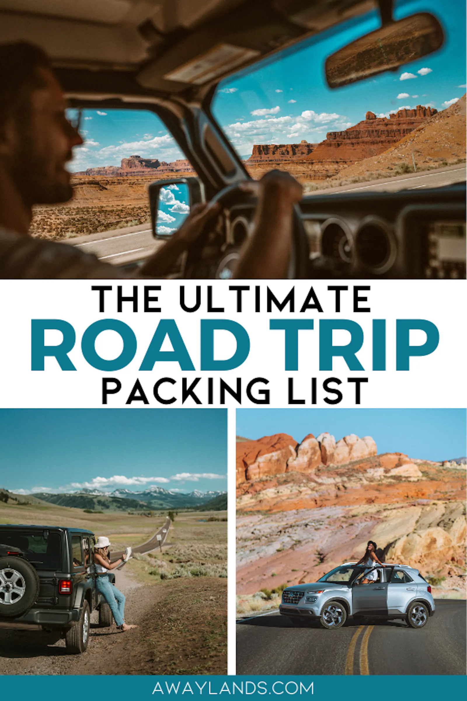 The key to a great road trip isn’t just about the route or the playlist - it’s about knowing what to bring on a road trip. Because once you’re out there, between towns or deep in a national park, the last thing you want is to realize you forgot something important. Here’s the ultimate road trip packing list to give you everything you need to pack for a road trip. | car travel packing list | what to pack for a road trip | road trip packing ideas | road trip packing tips