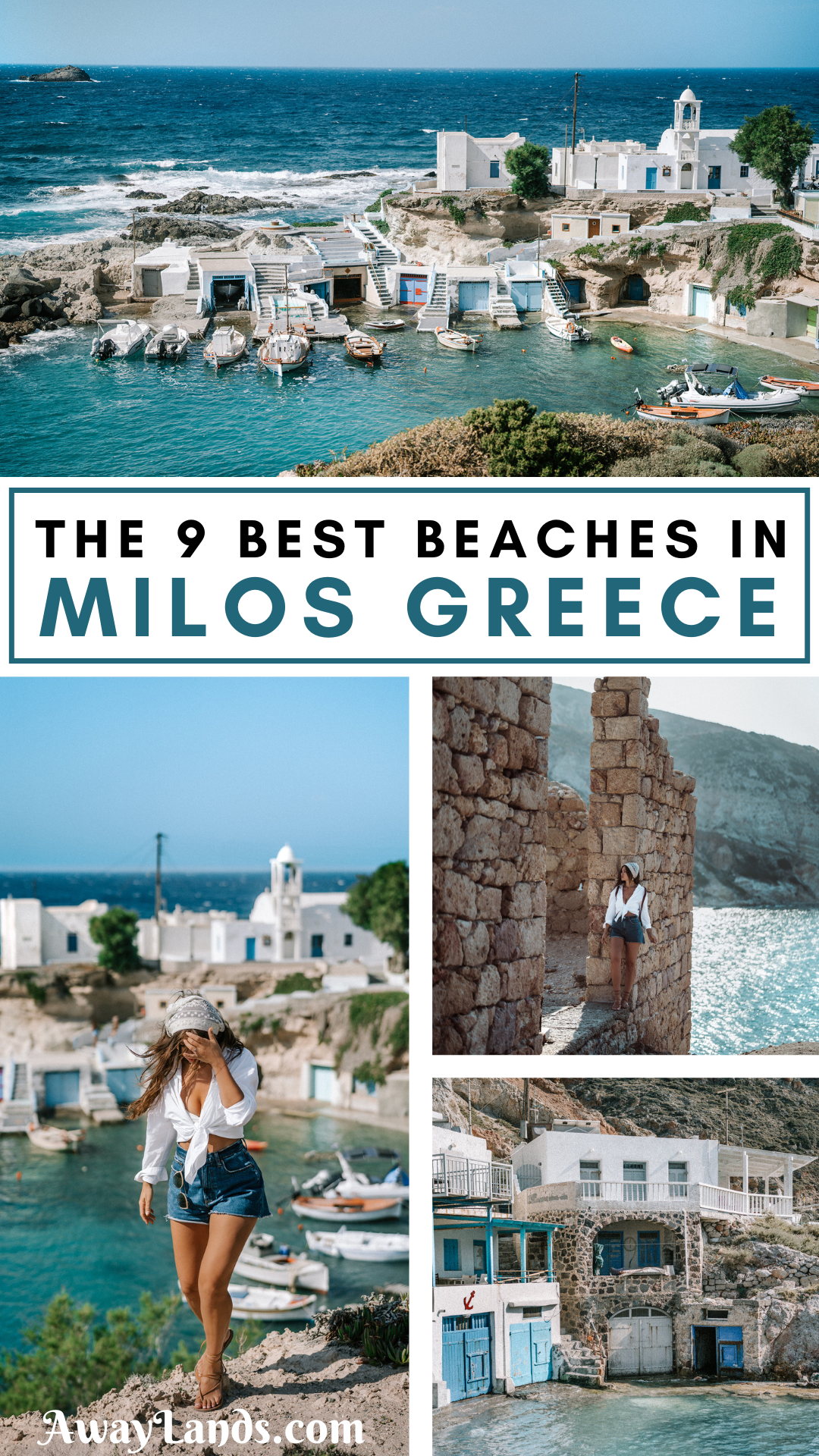 Milos Island has some of the most beautiful beaches in Greece and is one of the best Greek islands to visit. If you're planning a trip to the Greek Islands, Milos is one place too breathtaking, unique, otherworldly, and memorable not to miss - and has some of the beaches in Europe, and the world. Here is a guide to the best beaches in Milos Greece. | best beaches milos | milos beaches map | milos beaches greece | best things to do in milos greece | milos photo spots | milos photoshoot