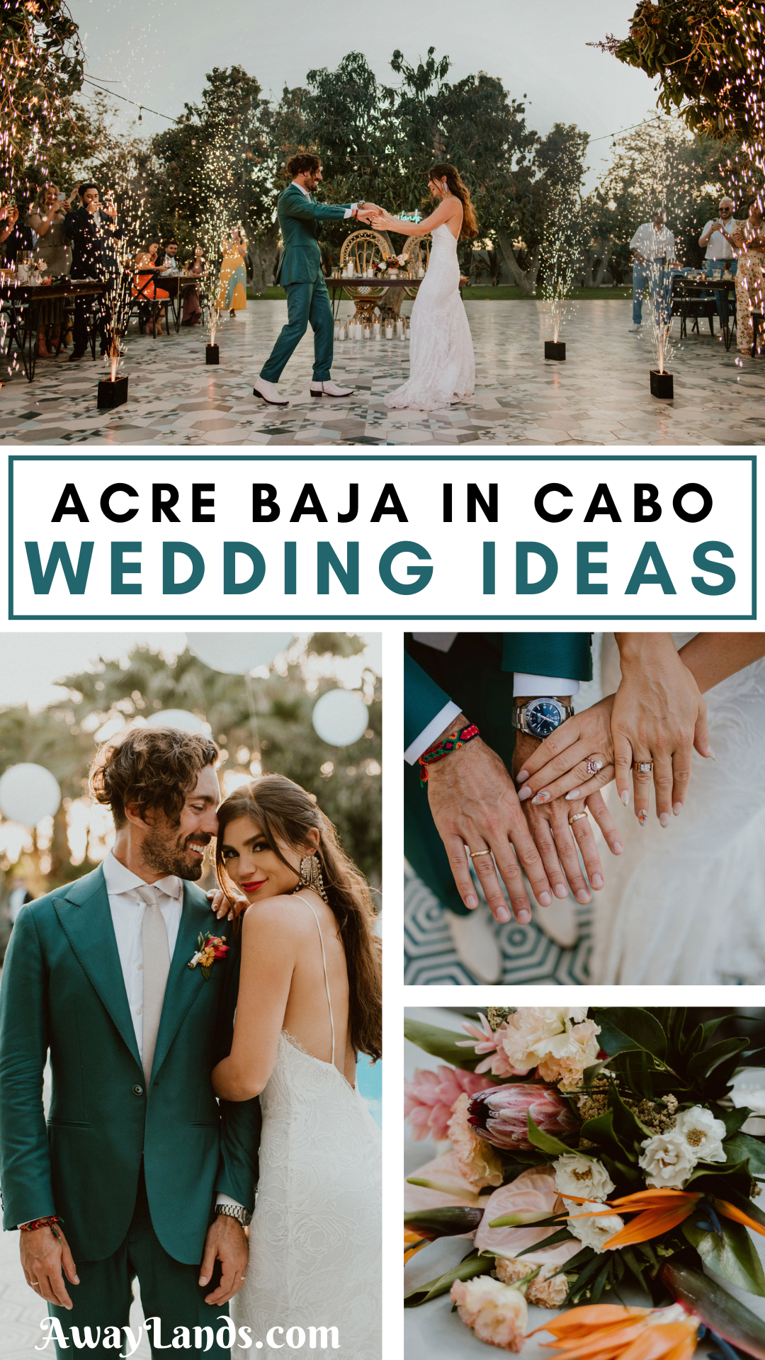 Find out all about getting married in Los Cabos Mexico with our lush Acre Baja wedding. From Cabo wedding inspiration to tips for getting married in Mexico, you'll find out why Acre Baja is one of the best places to get married in Cabo. | acre baja cabo wedding | acre baja wedding ceremony | tropical boho acre baja wedding in neutral tones | cabo wedding venues | cabo wedding ideas | cabo wedding inspiration | los cabos wedding venues | acre san jose del cabo wedding