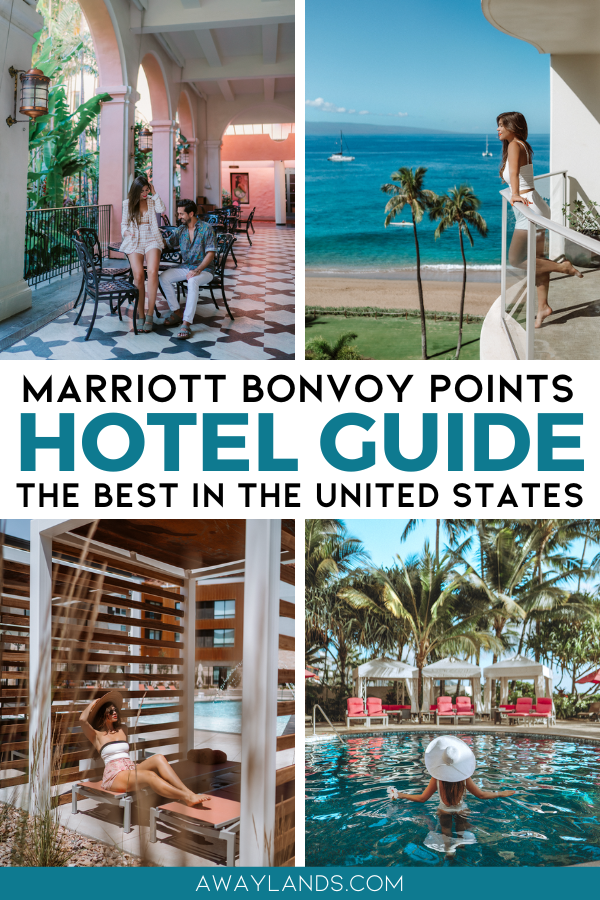 These are the top 12 Marriott hotels in the USA to use your Marriott Bonvoy points at - from splurge worthy luxury Marriott hotels to fun and unique Marriott hotels, you'll find a hotel to book with points earned from travel hacking here. | marriott bonvoy points | marriott bonvoy hotels | marriott points | marriott hotels luxury | marriott hotels interior | best marriott hotels in the us | best marriott resorts | travel hacking tips | miles and points travel