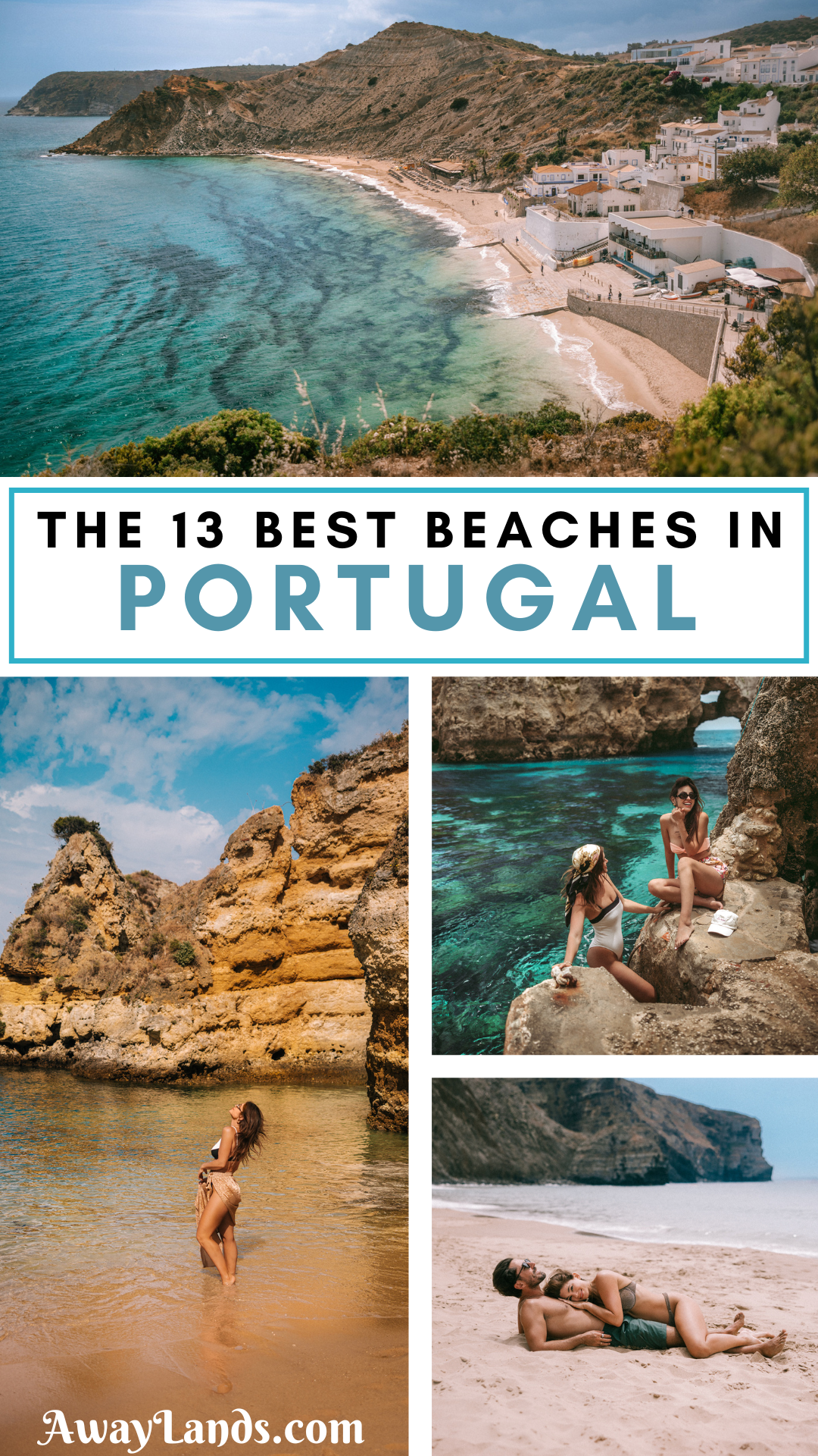 Portugal's Algarve has some of the beach beaches in Europe for swimming, for photos, and for an epic hike. An easy 3-hour drive from Lisbon, you can be at the best beaches in Portugal, exploring the coastlines from The West Algarve to Lagos to Faro and all the fishing villages and beach towns along the way. | best algarve beaches | best beaches in algarve | best beach algarve | algarve portugal best beaches | best beaches in the algarve