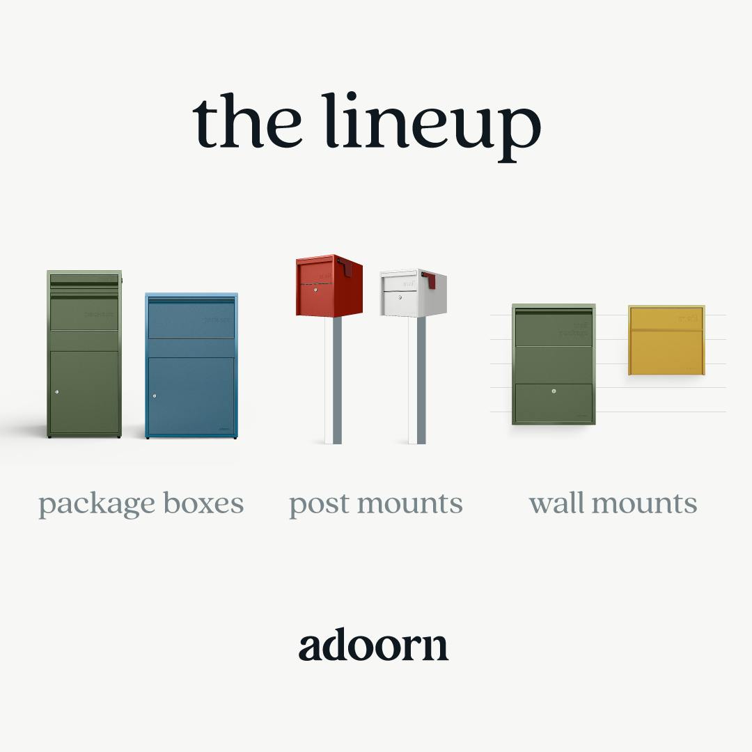 Adoorn's lineup
