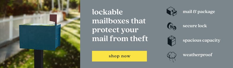 lockable mailboxes that protect your mail from theft