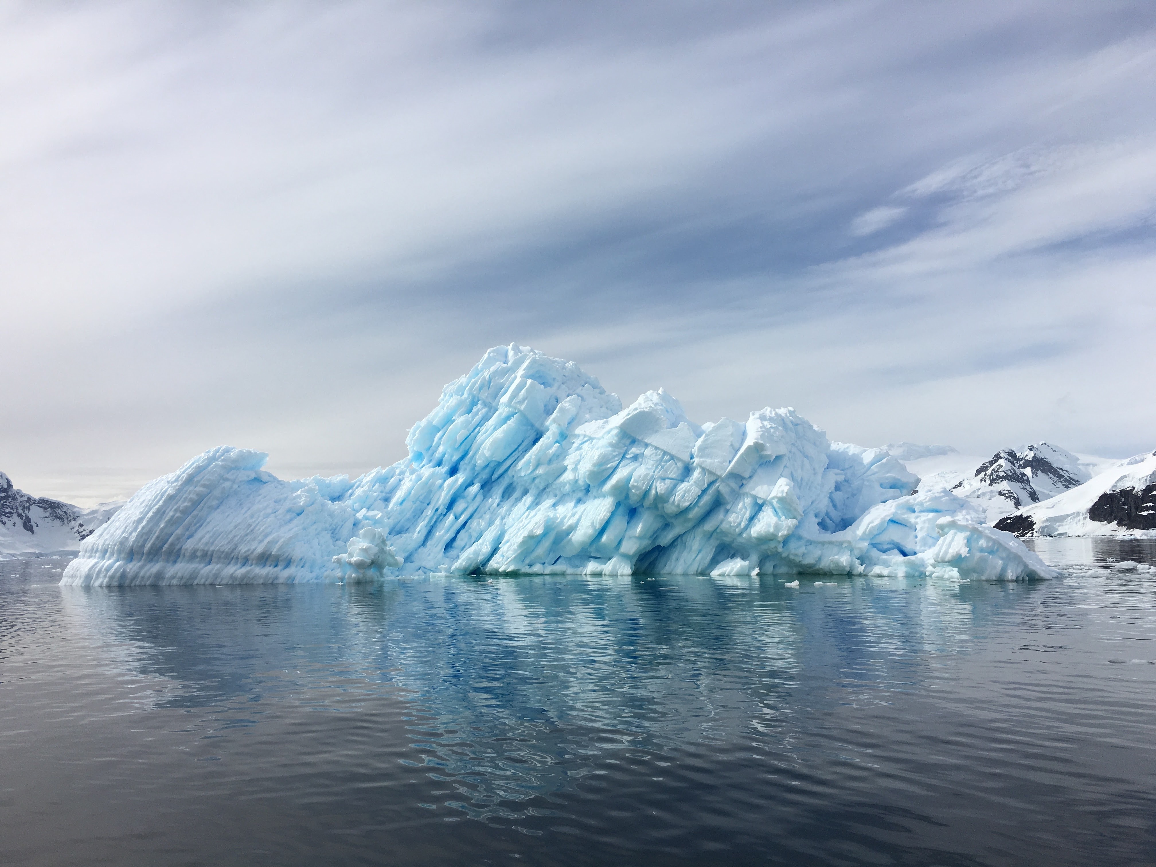 An iceberg in Antarctica.