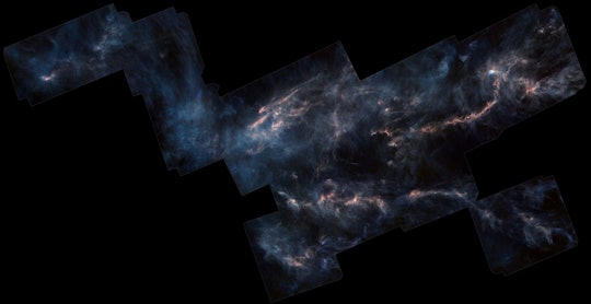 mosaic of the Taurus Molecular cloud from ESA's Herschel observatory