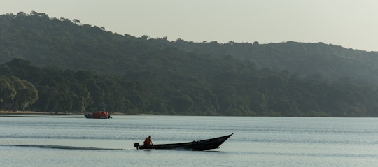 Boat on Lake Victoria