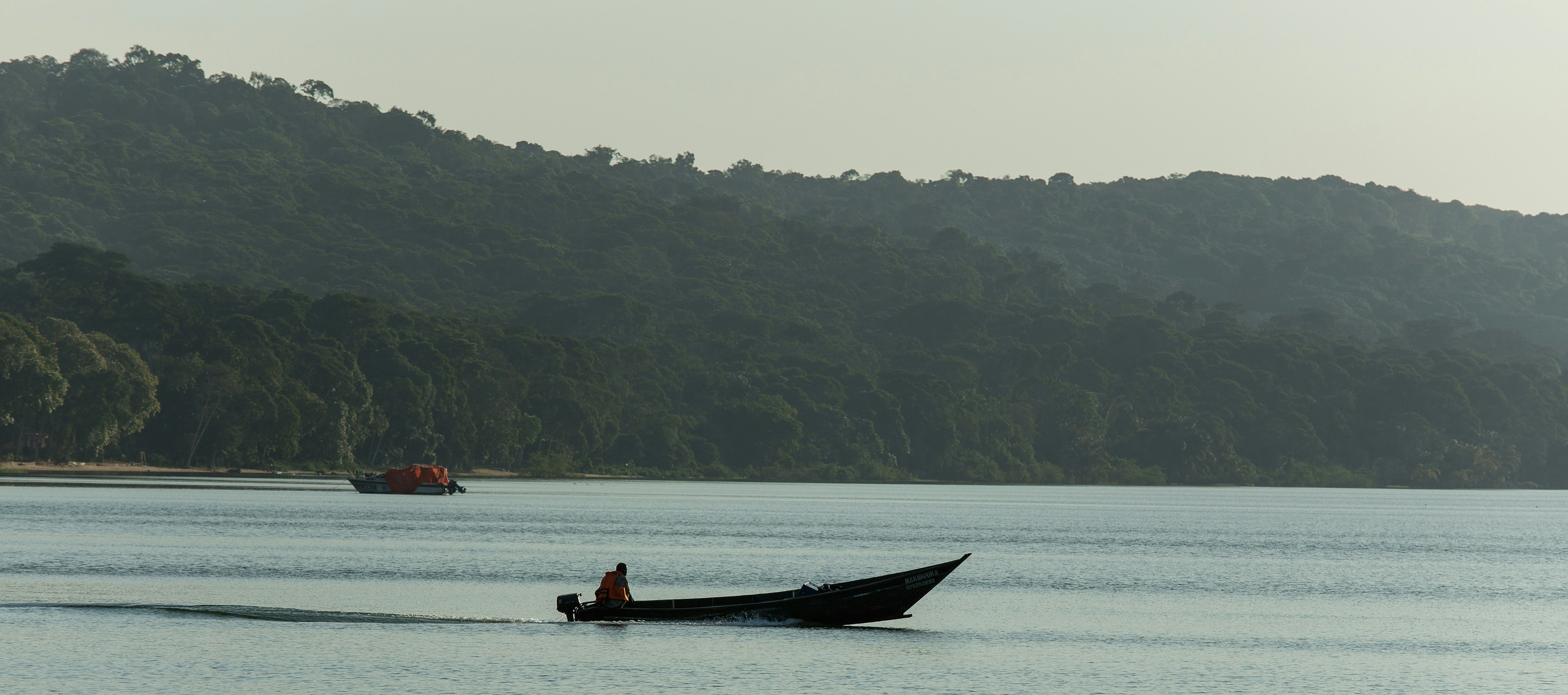 Boat on Lake Victoria