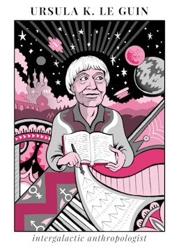 Ursula K. Le Guin illustration