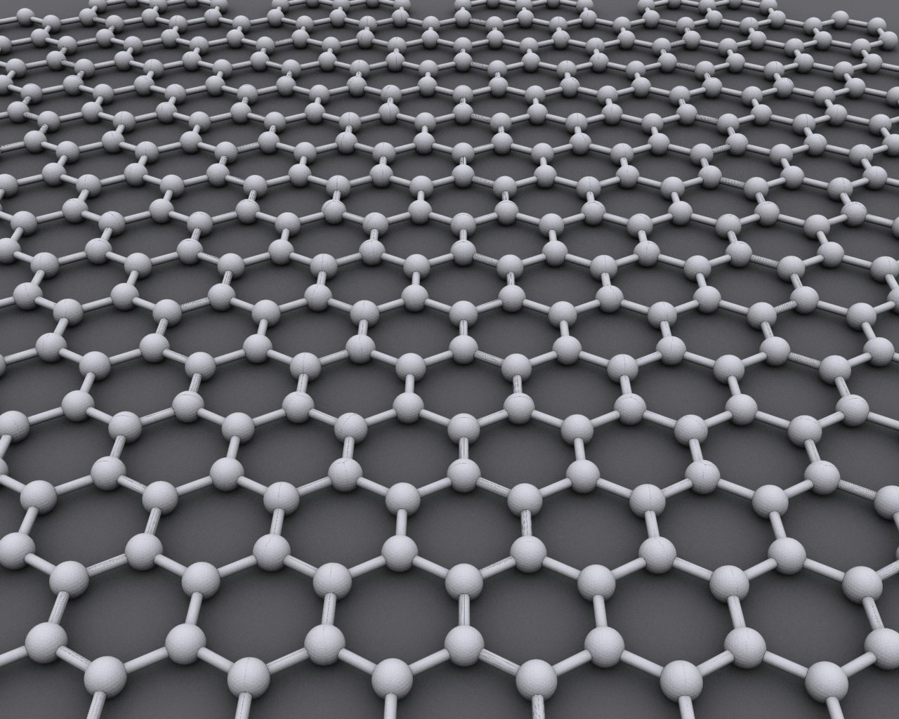 graphene - chemical structure built using molecules